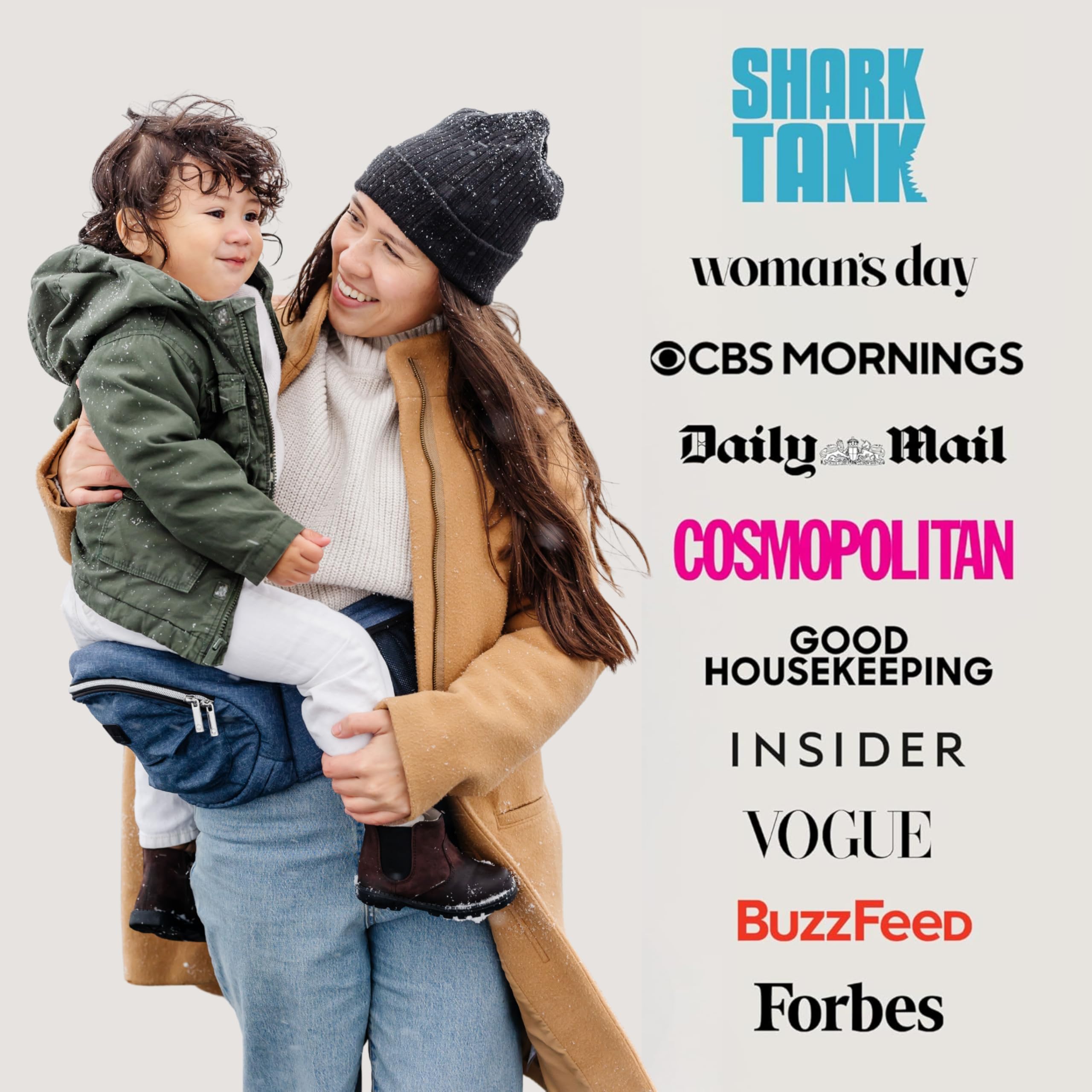 TushBaby carrier pockets and storage system for quick access