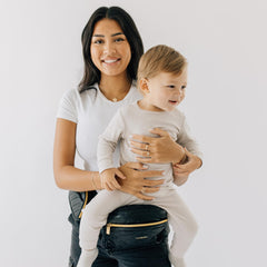 TushBaby safety buckles provide a secure, reliable harness