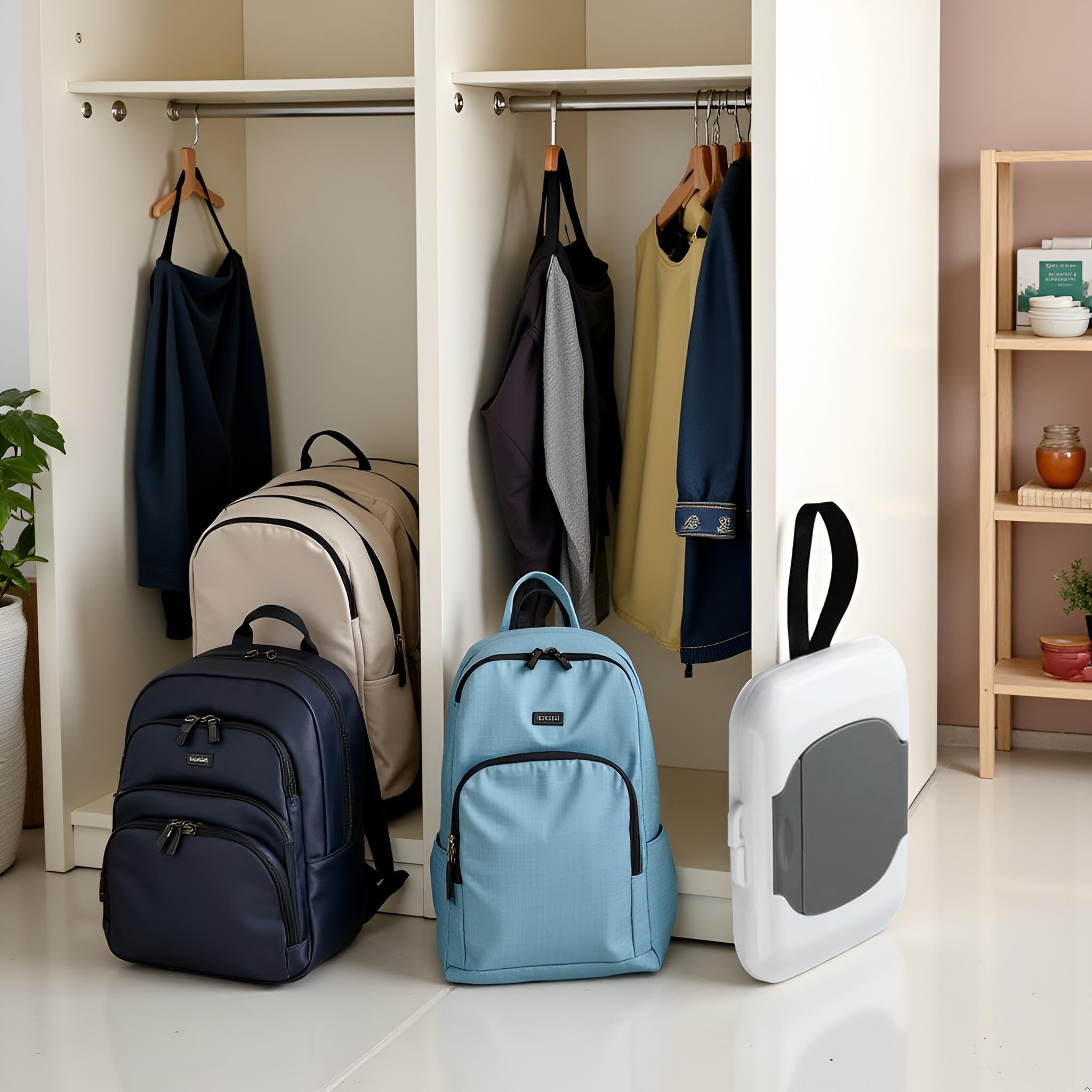 Tustao Gray Travel Wipe Holder compact design for small spaces