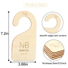 Tutotu 0-3 months divider helps quickly locate outfits