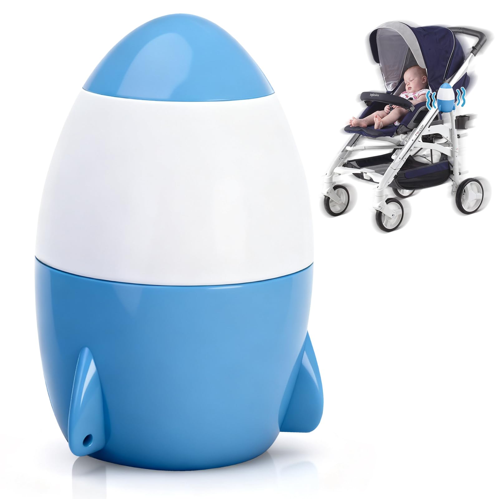 TUWEIPAIKE baby rocker with stand for secure stroller use