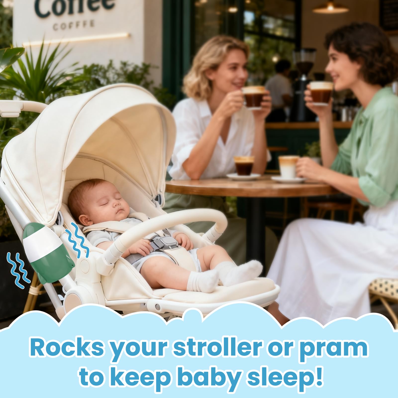 Fits most strollers with adjustable stand on TUWEIPAIKE rocker