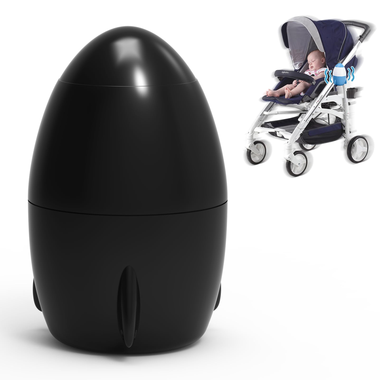 TUWEIPAIKE baby rocker with portable stand for at-home and travel soothing
