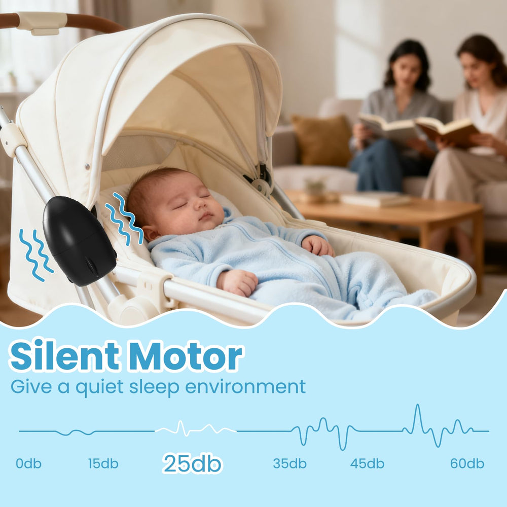 TUWEIPAIKE silent motor ensures peaceful naps without disruption
