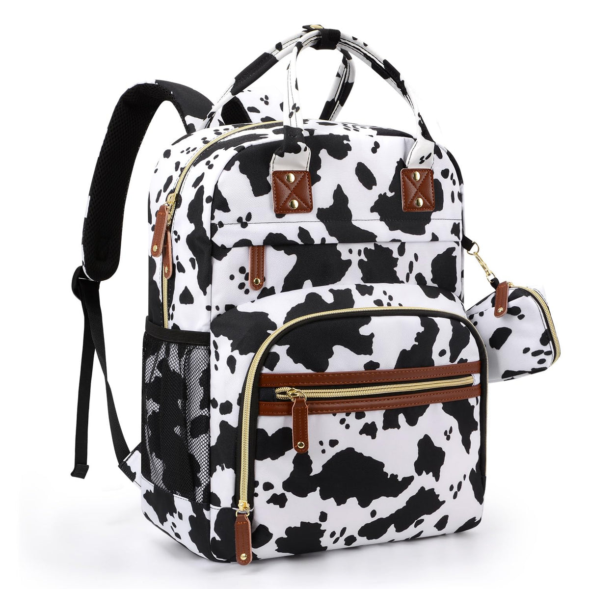 Tuwubi diaper bag backpack with six pockets keeps baby essentials organized on the go