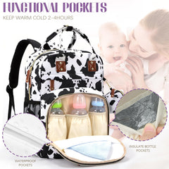 Tuwubi backpack with insulated bottle pockets for cooling drinks on the move
