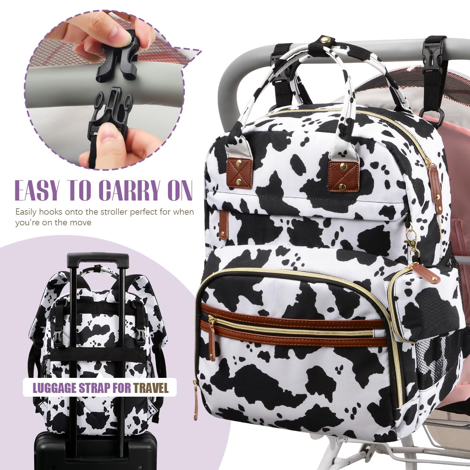 Tuwubi detachable pacifier case keeps small items accessible