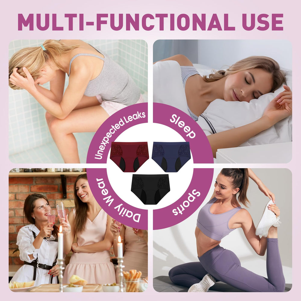 TUXIYA extended gusset offers extra protection during sit, sleep, or activity.