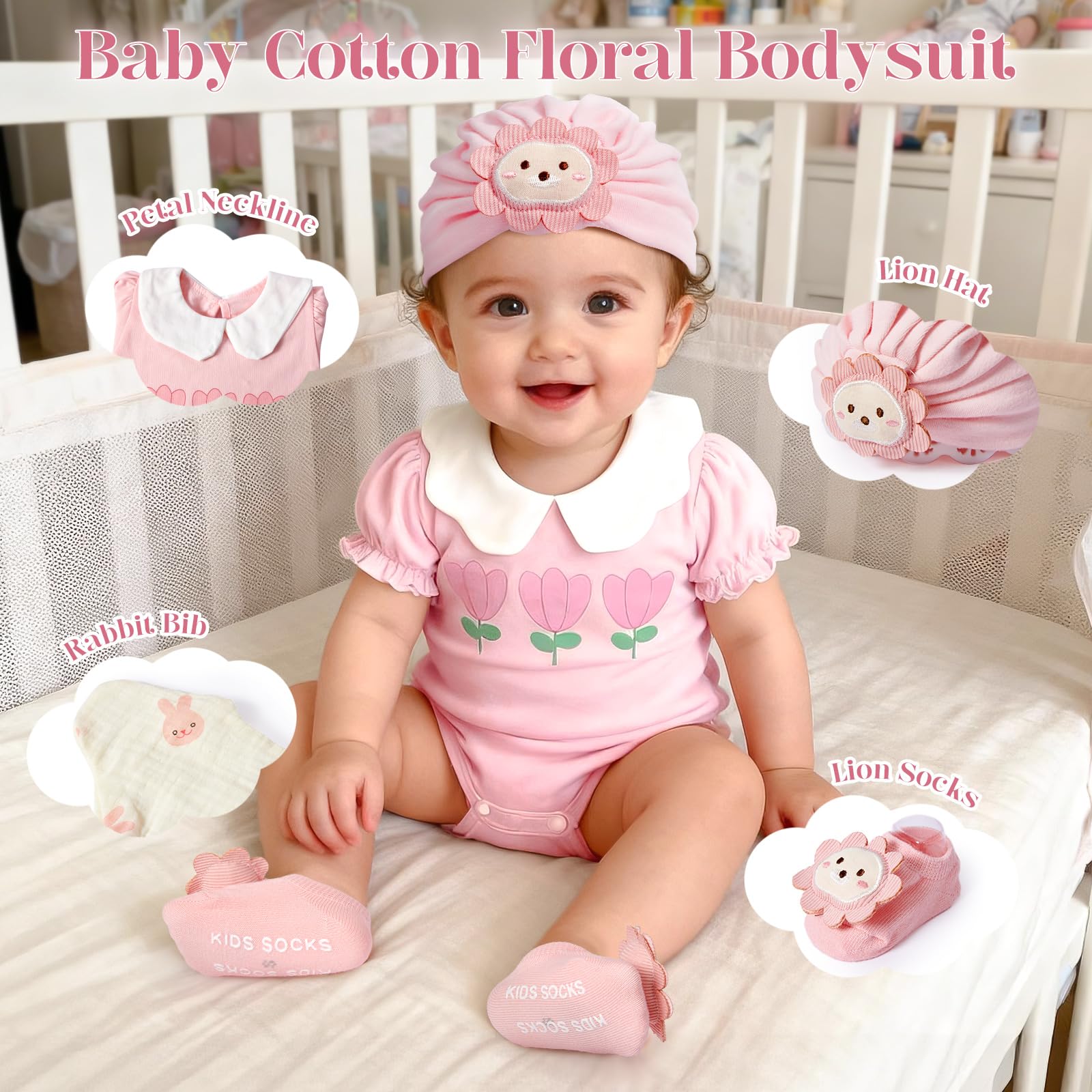 TUZT baby hat, cozy knit for warmth and adorable photos