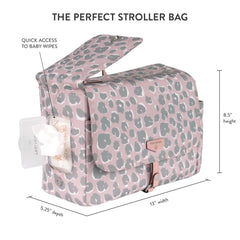 Front magnetic flap closure on TWELVElittle Stroller Caddy 3.0
