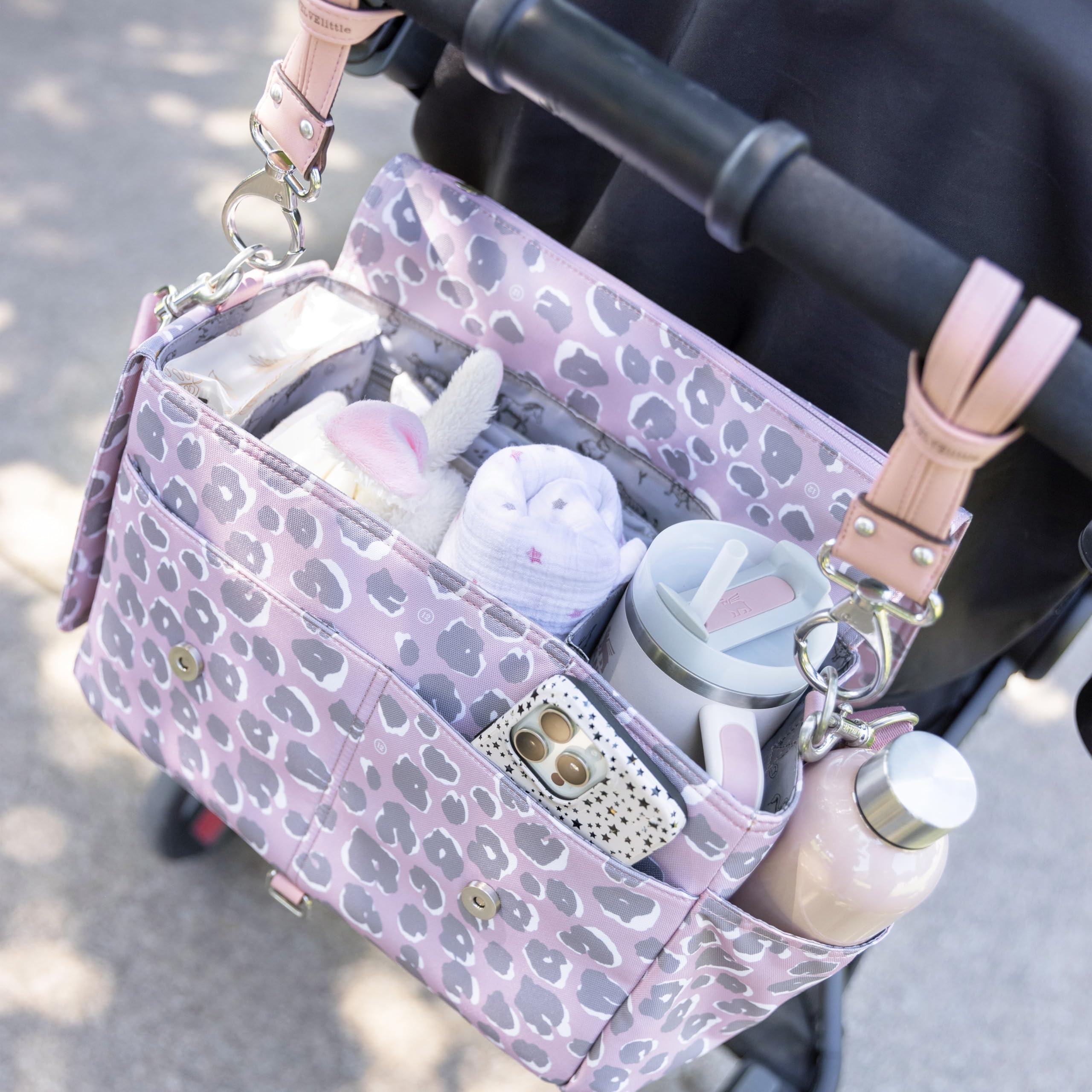Water-resistant TWELVElittle On-The-Go Caddy 3.0 with vegan leather trim