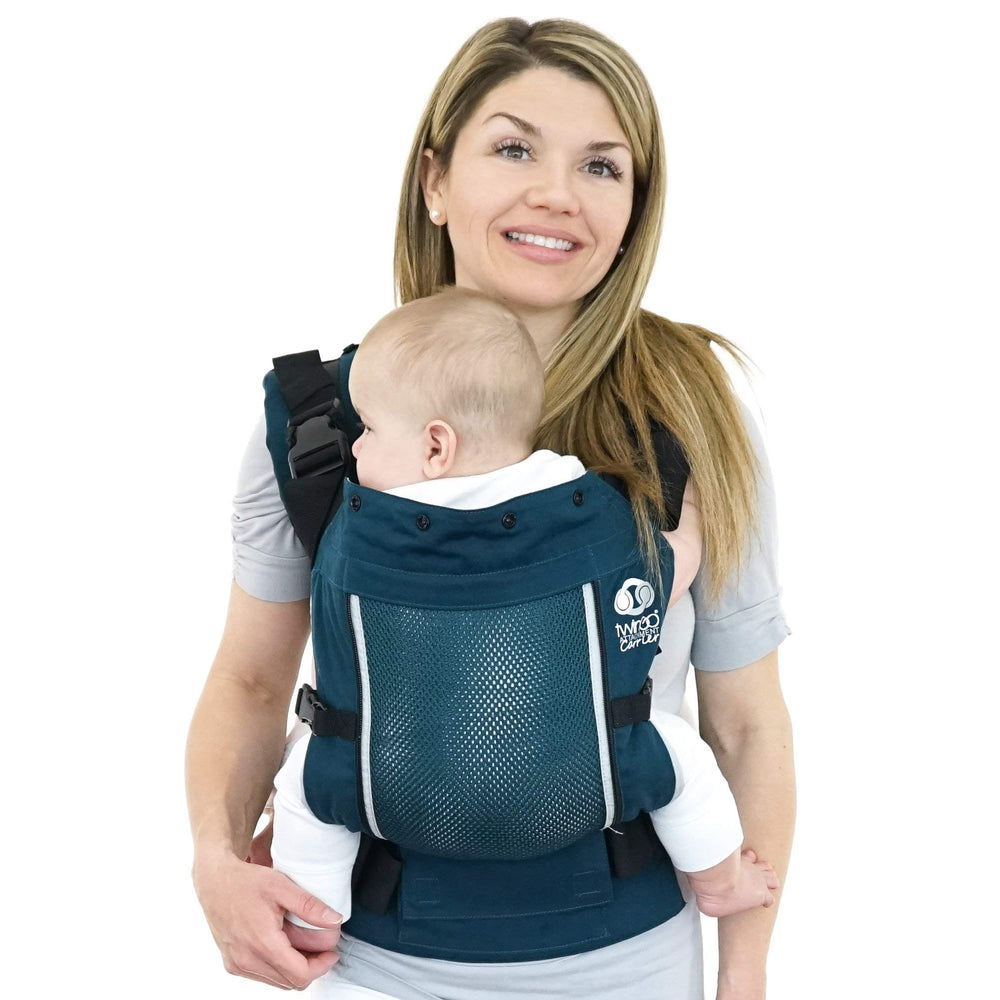 TwinGo Air Model ergonomic hip waistband distributes weight for comfort.