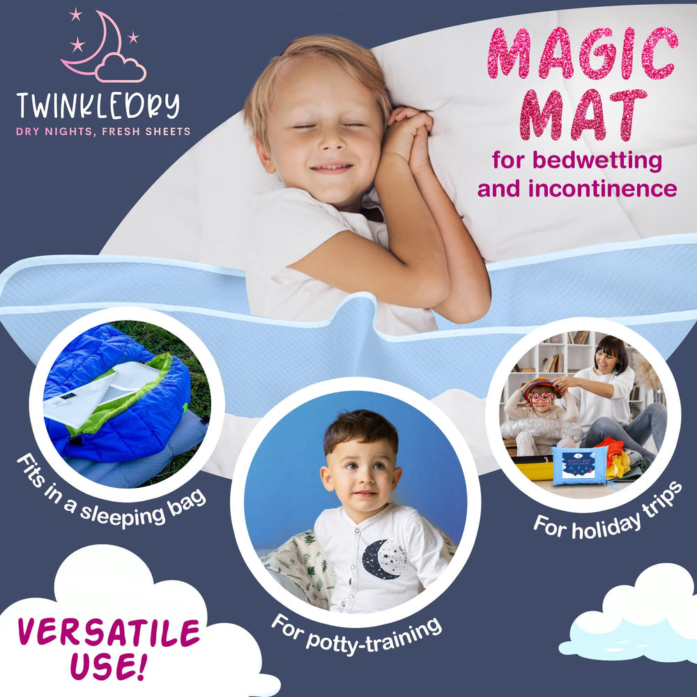 Twinkledry adult bed protection pad provides reliable, reusable care.