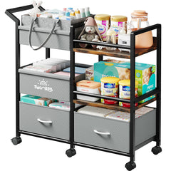 Twinkoo baby diaper caddy top basket for on-the-go changes