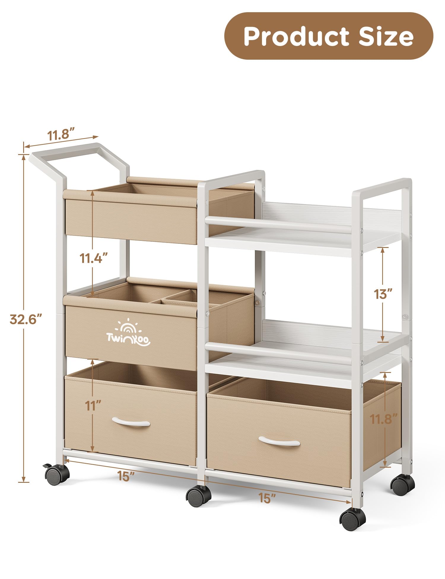 Twinkoo easy assembly ensures setup in minutes