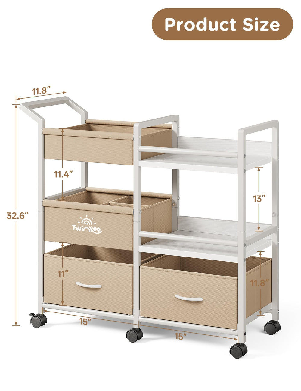Twinkoo easy assembly ensures setup in minutes