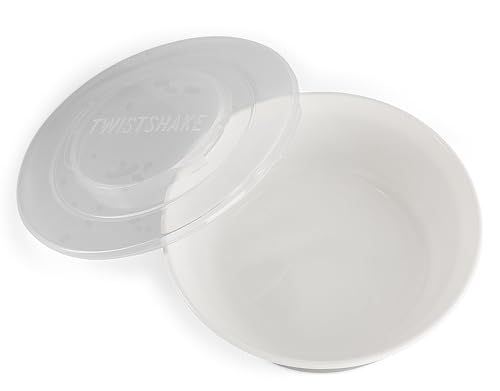 TWISTSHAKE white bowl with color accents enhances everyday mealtimes for babies.