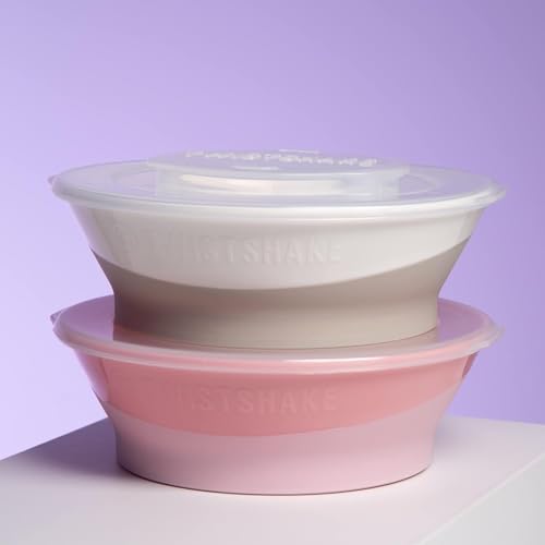 TWISTSHAKE microwave-safe bowl allows quick reheats with careful use.
