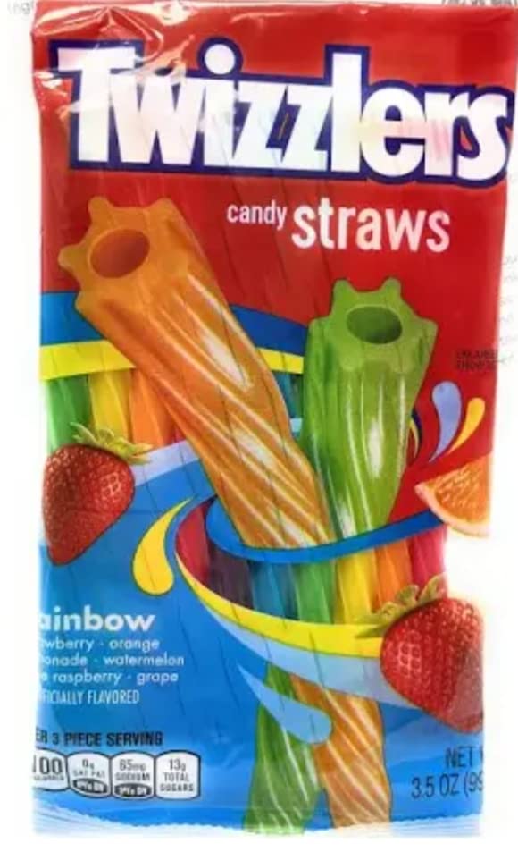 Twizzlers Low Fat Rainbow Pride pack offers a colorful, lighter snack for celebrations.