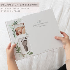 Two Little Dinos personalized cover adds a baby photo for a one-of-a-kind keepsake.
