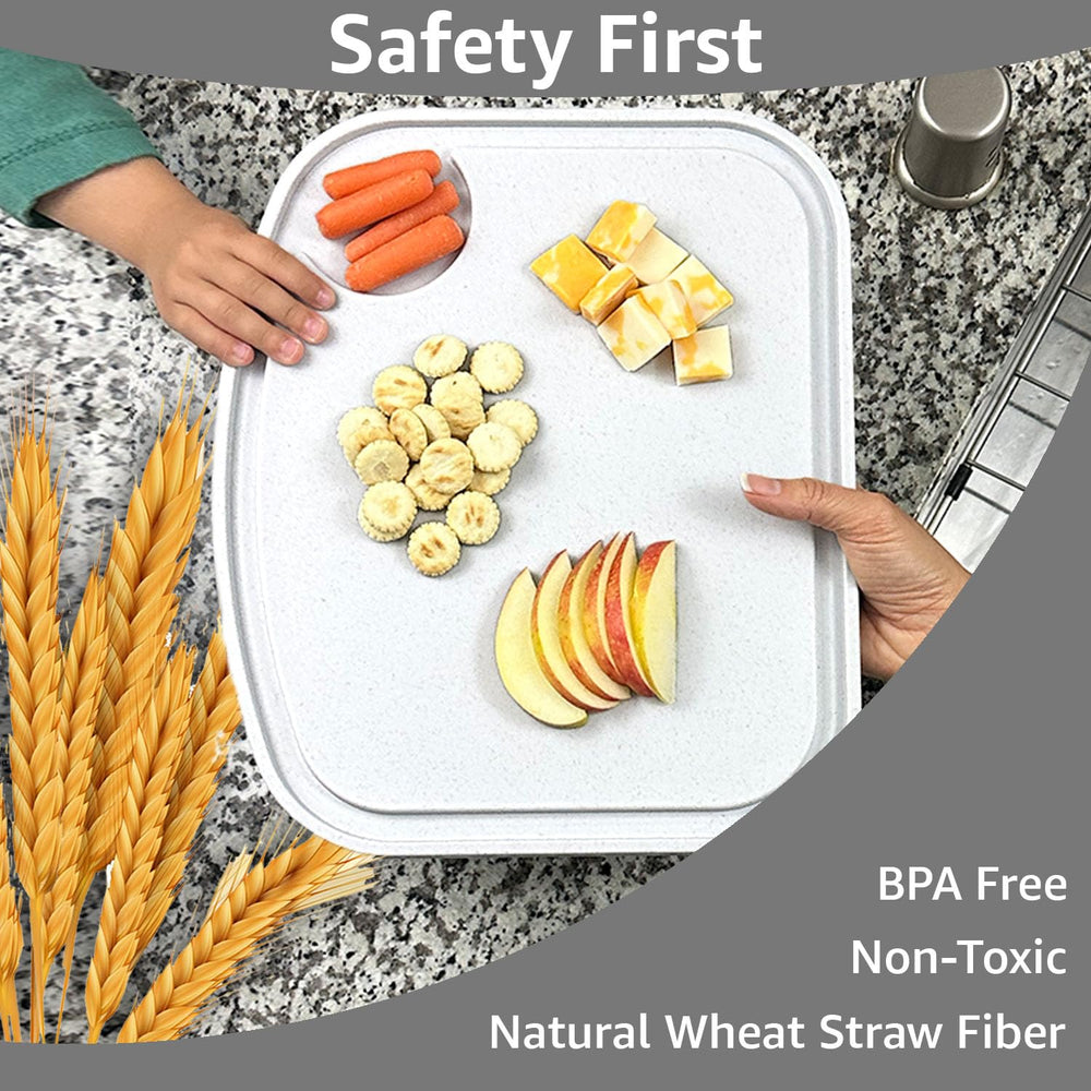 Two Peas charcuterie-board style serving tray for kid-friendly snacks
