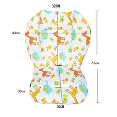 Twoworld high chair pad close-up with soft cotton cover for non-slip grip