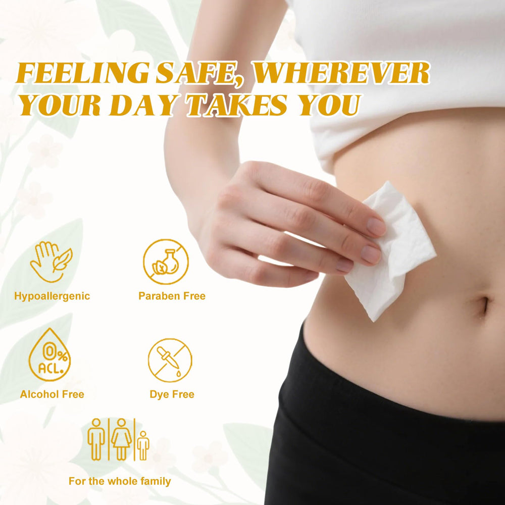 Compact Twoworld wipes for quick discreet cleansing anywhere