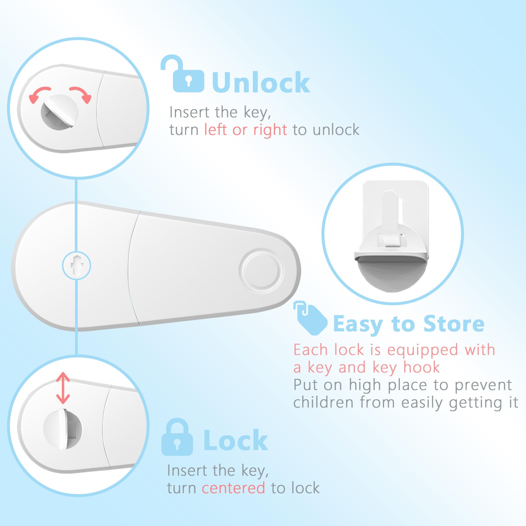 TXTLDB easy drill-free installation protects kitchen and pantry