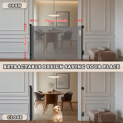 TXTLDB dog gate double safety lock demonstrates secure one-hand operation