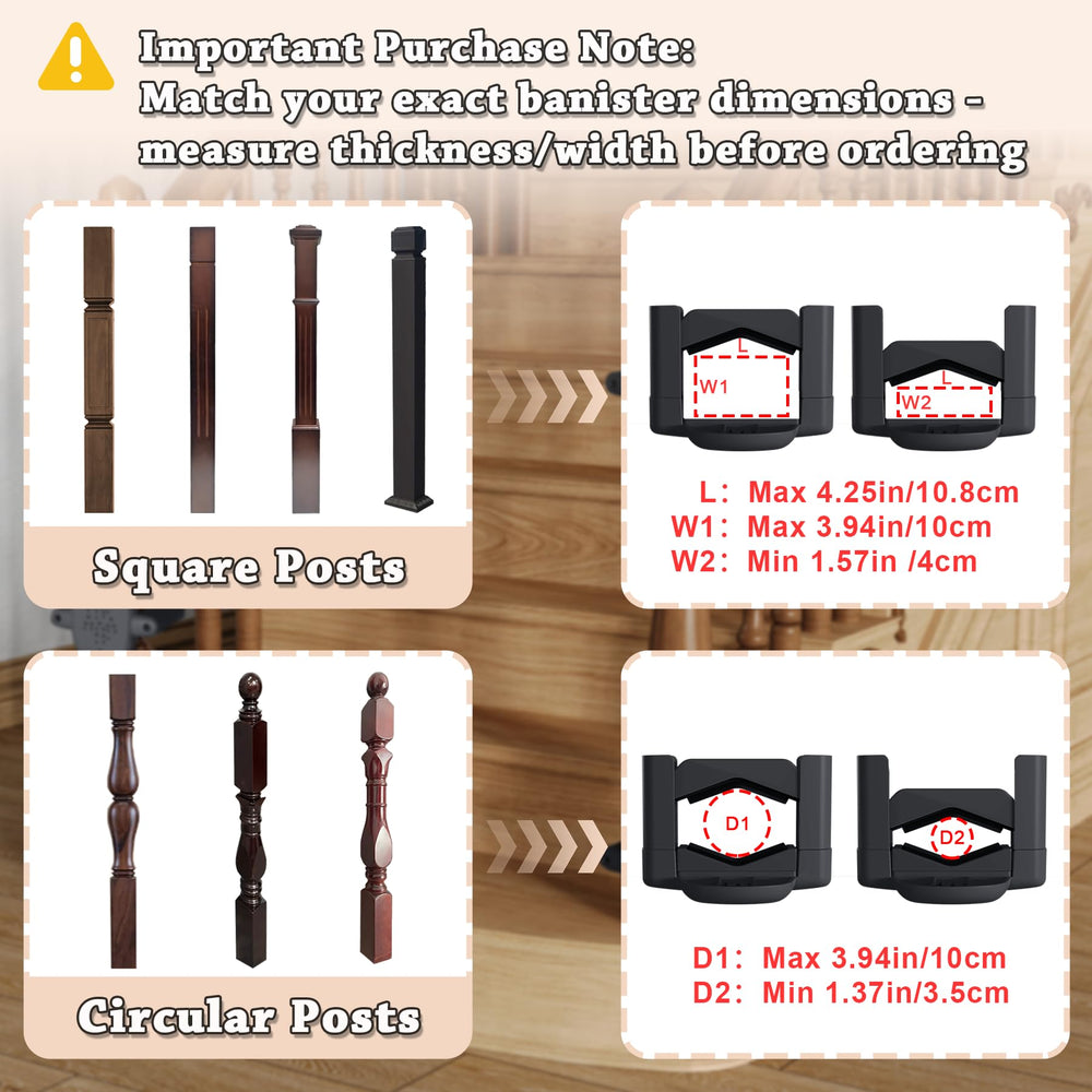 TXTLDB round-post compatibility supports posts from 1.37 to 3.94 inches.