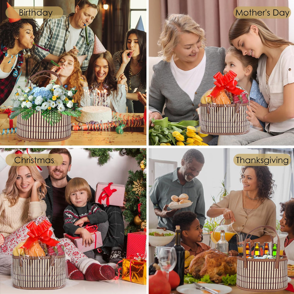 TXXMLXY basket size highlights ample space for gifts and presentation