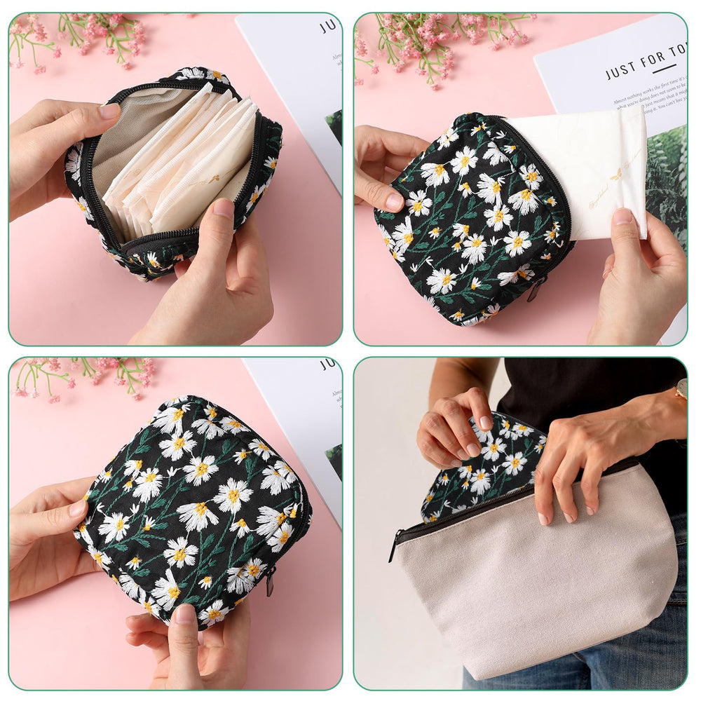 Tyqour compact lightweight period pouch easy to carry anywhere.