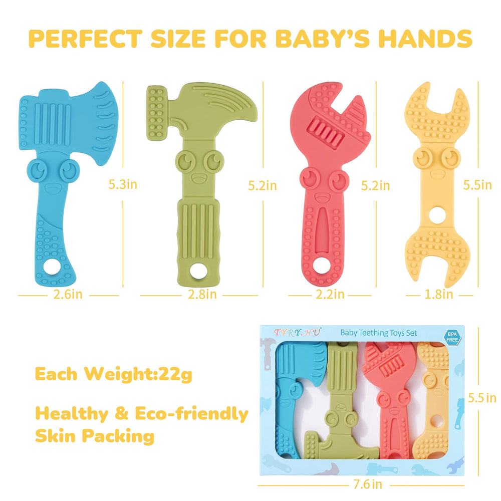 TYRY.HU teether dishwasher-safe for simple cleaning after play.