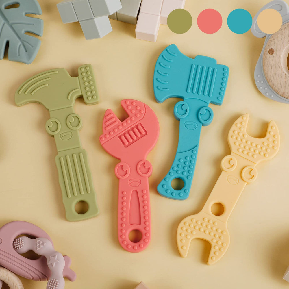 TYRY.HU teether easy-grip handle fits tiny hands securely.