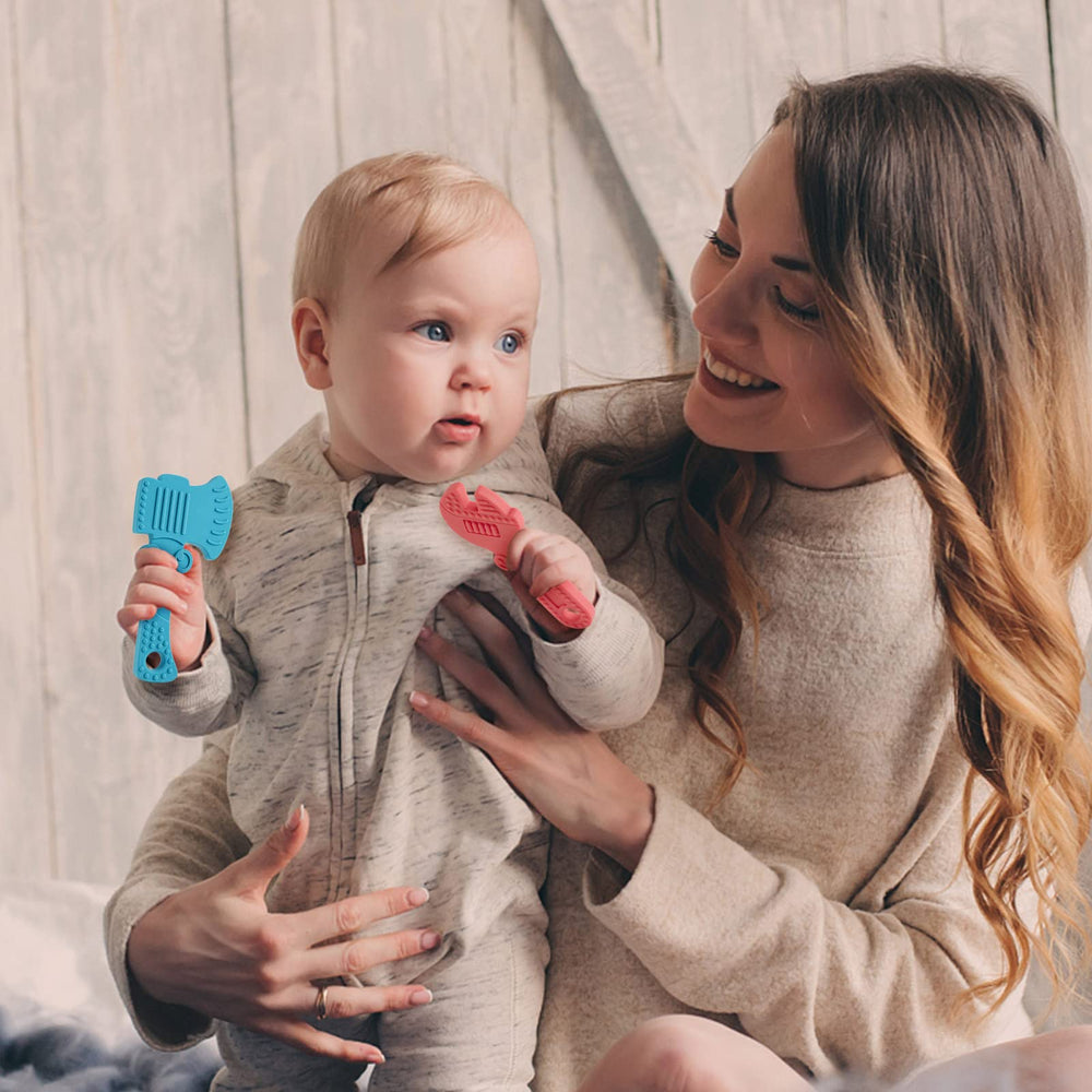 TYRY.HU teether soft texture is gentle on gums.