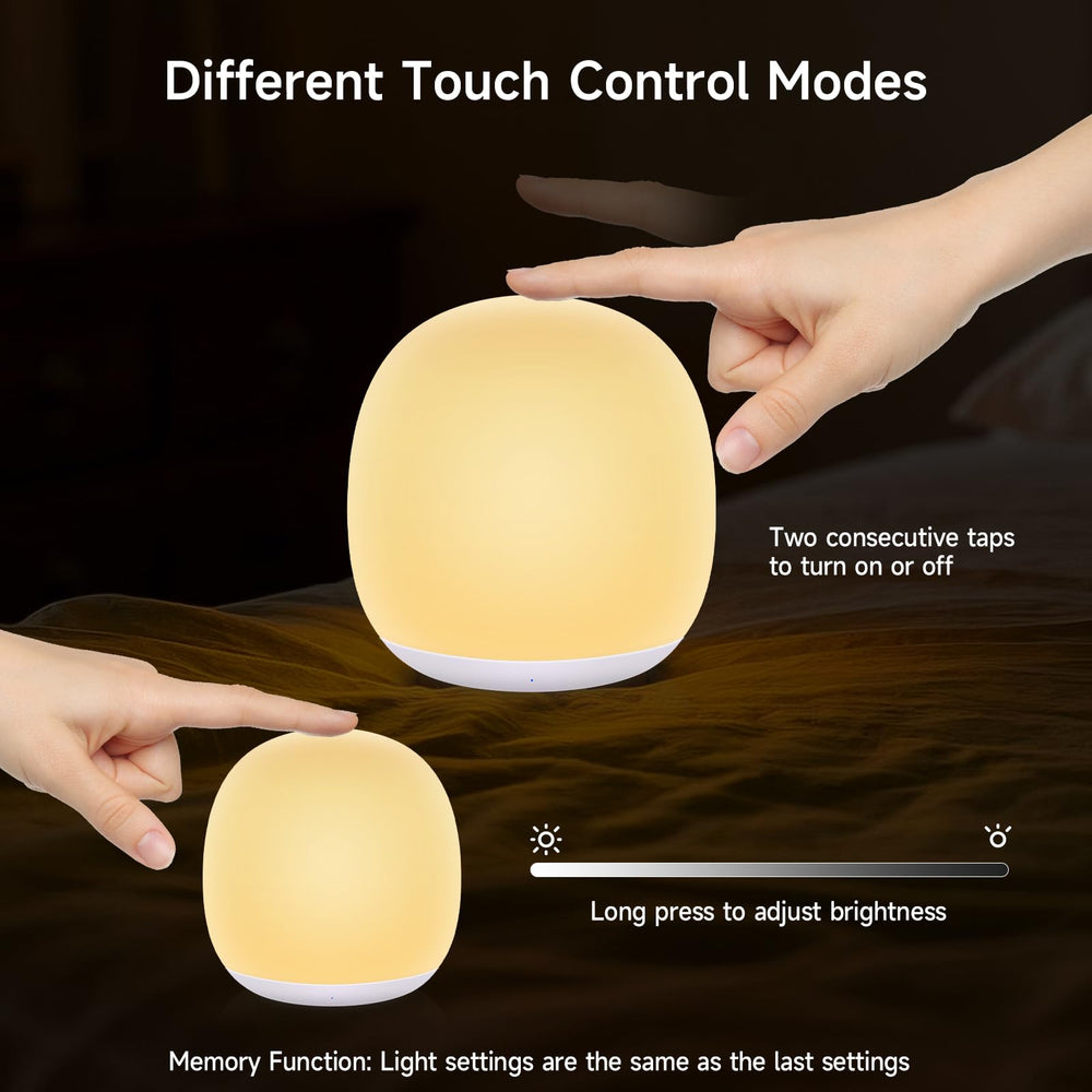 Tyute night light with 1-hour timer for timed, gentle sessions.