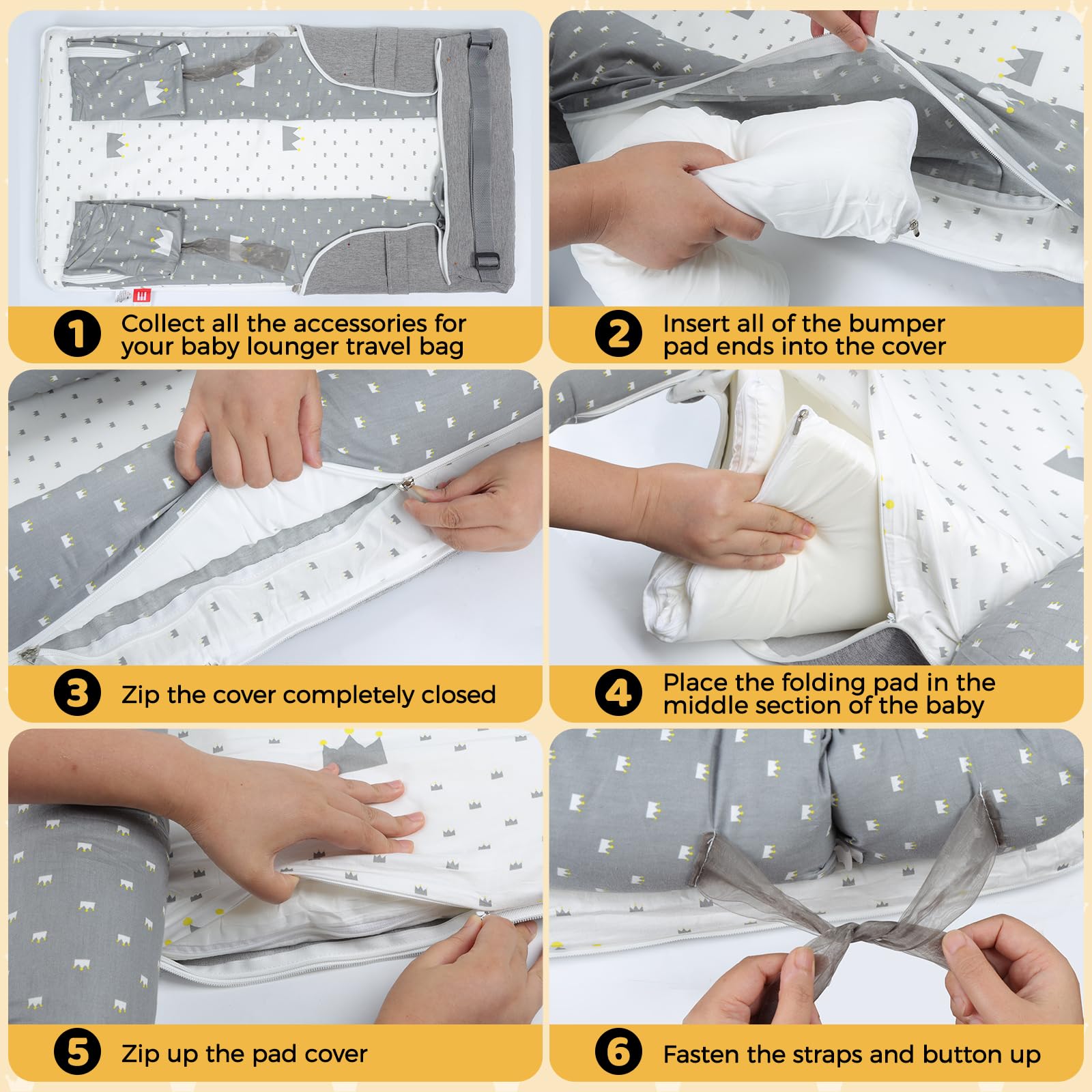 Tywop baby lounger gift-ready highlights ideal baby shower or holiday present.