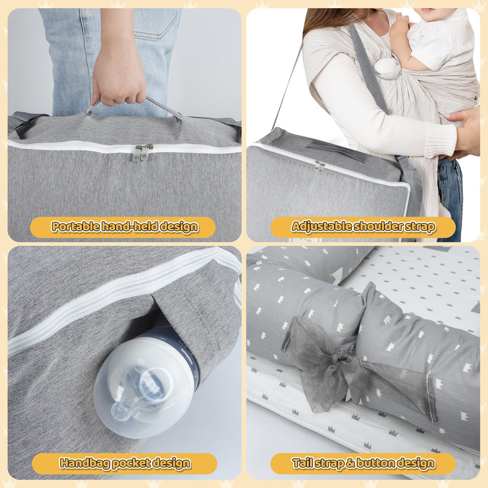 Tywop baby lounger-in-use shows cozy space during play and rest.