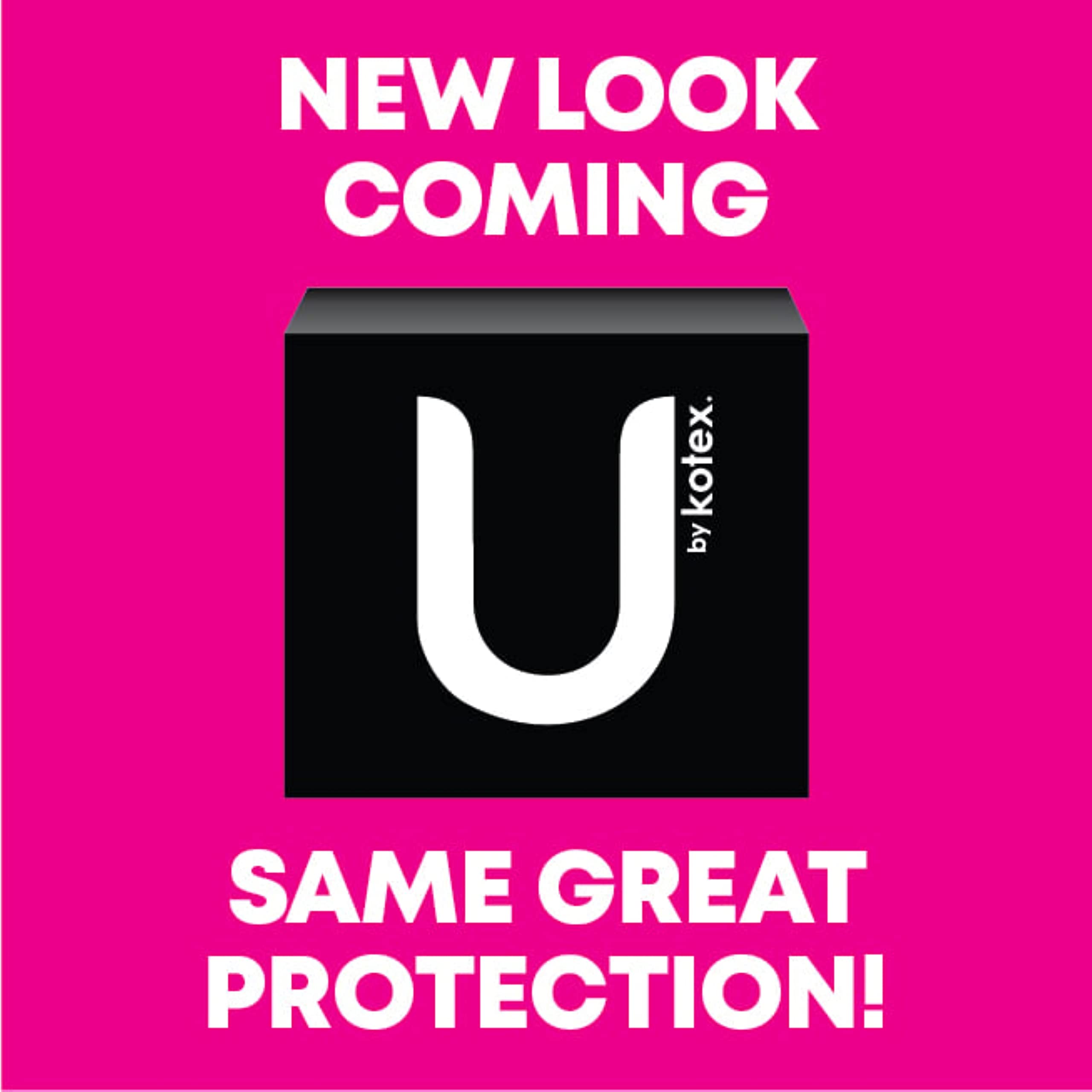 U by Kotex AllNighter pad with wings product image shows secure overnight protection