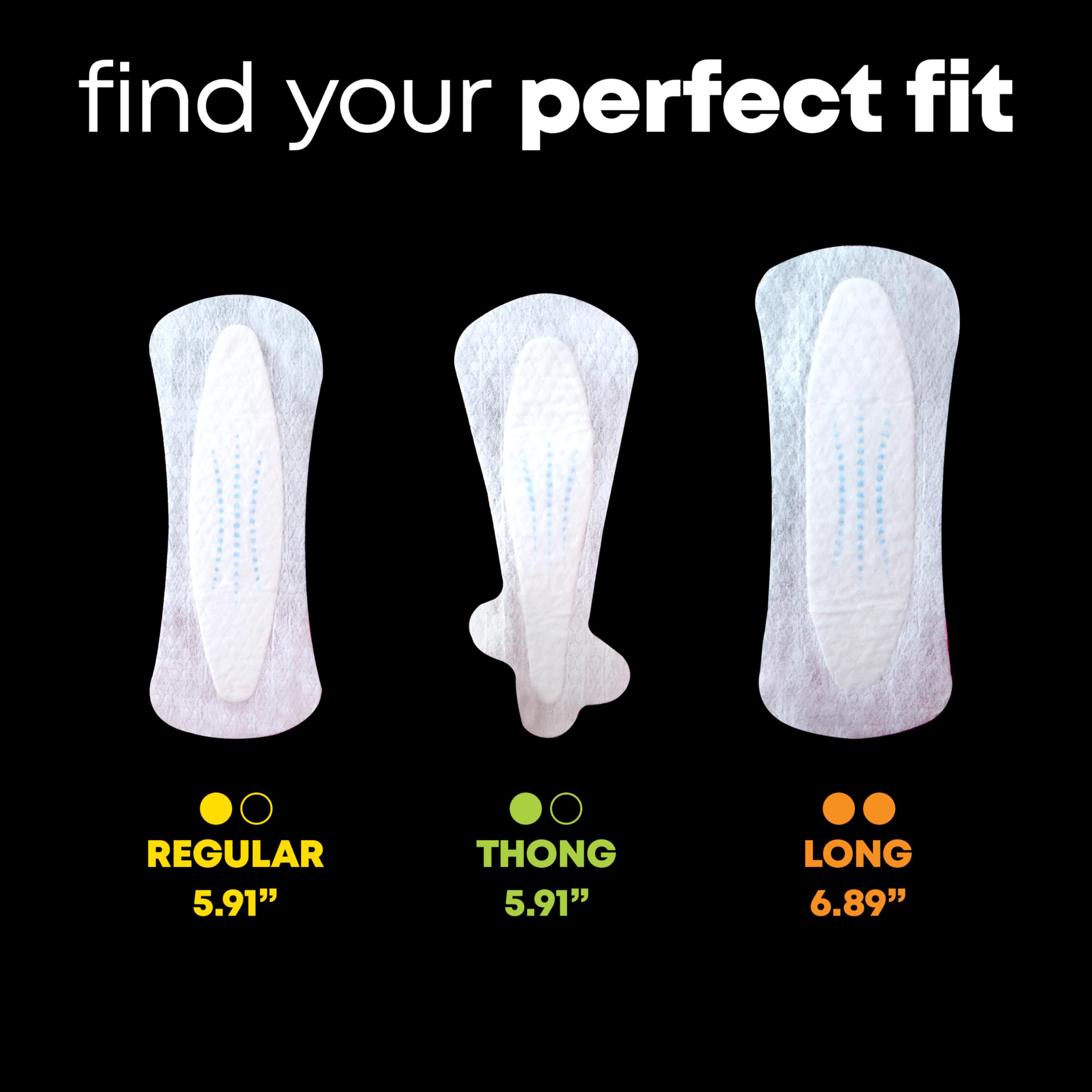 U by Kotex Balance daily liner barely-there fit for all-day comfort