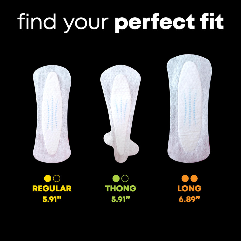 U by Kotex Balance daily liner barely-there fit for all-day comfort