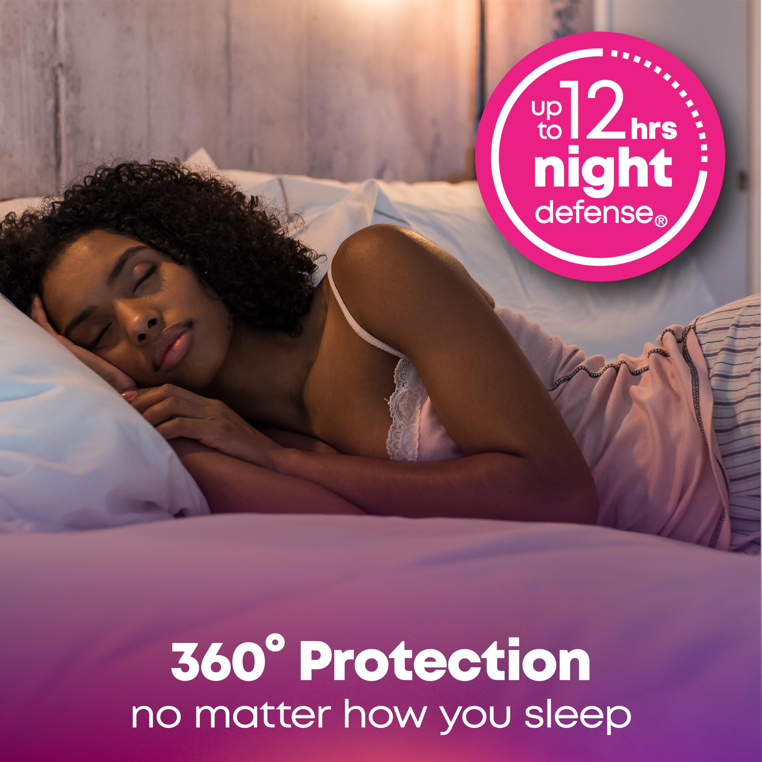 U by Kotex Balance Overnight Pad offers 2x absorption for fast uptake