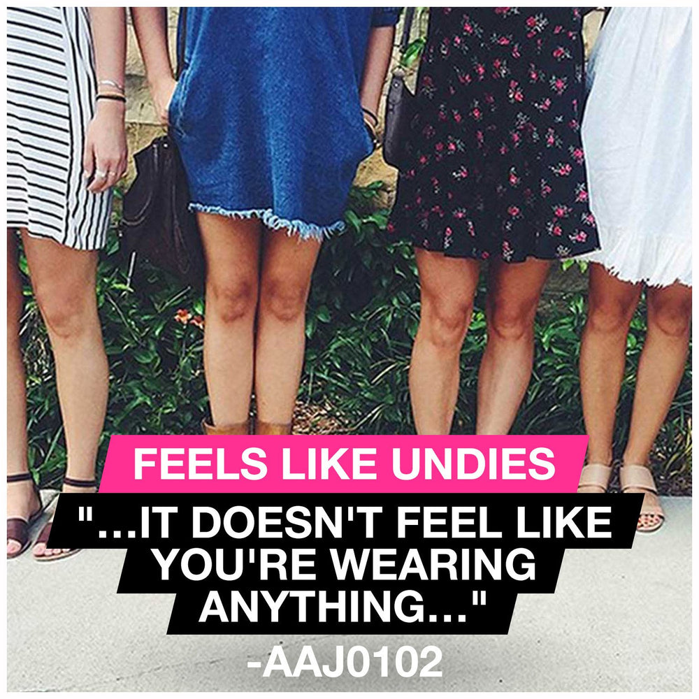 U by Kotex Barely There liner pack is latex-free and fragrance-free.