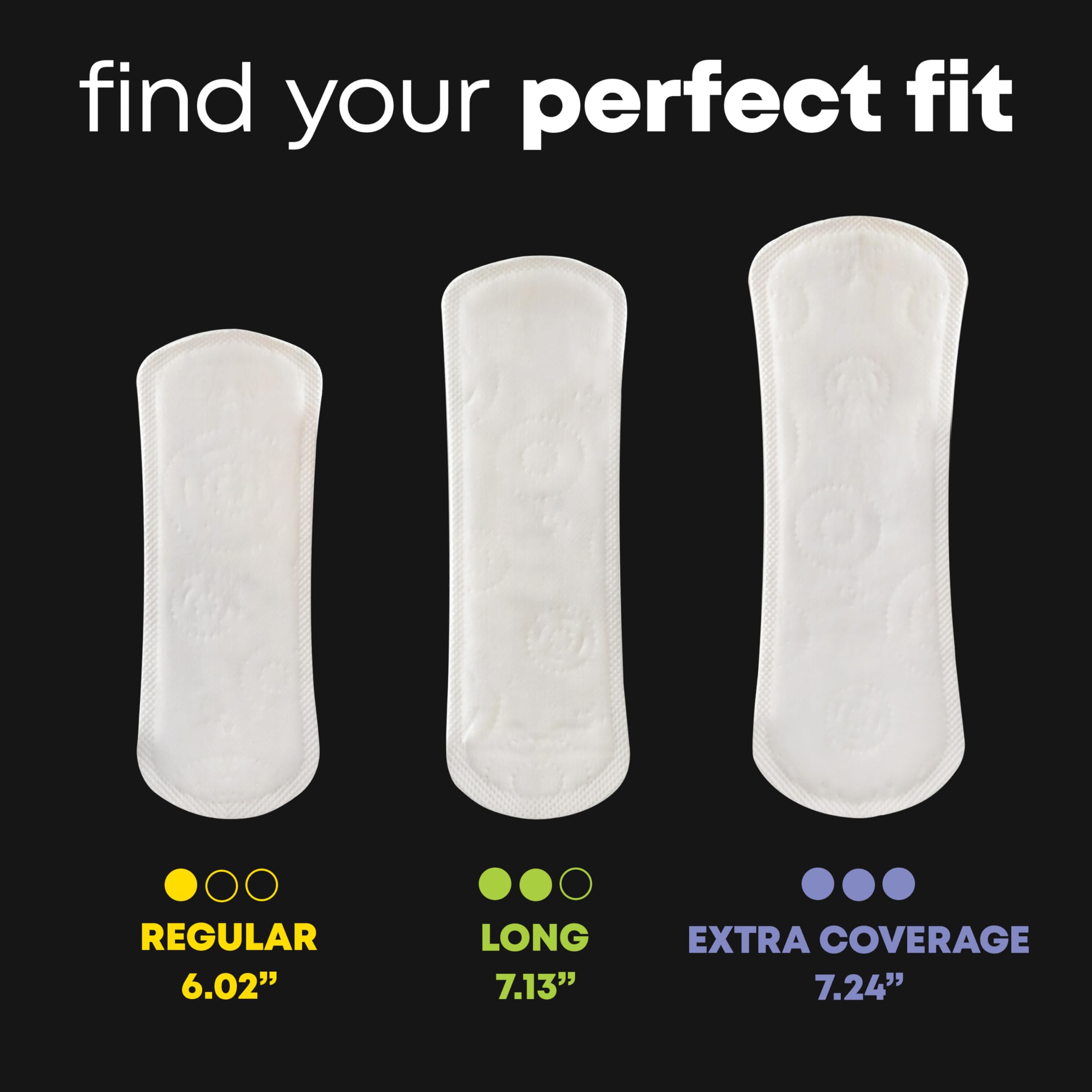 U by Kotex Clean & Secure pantiliner breathable soft touch cover for all-day comfort.
