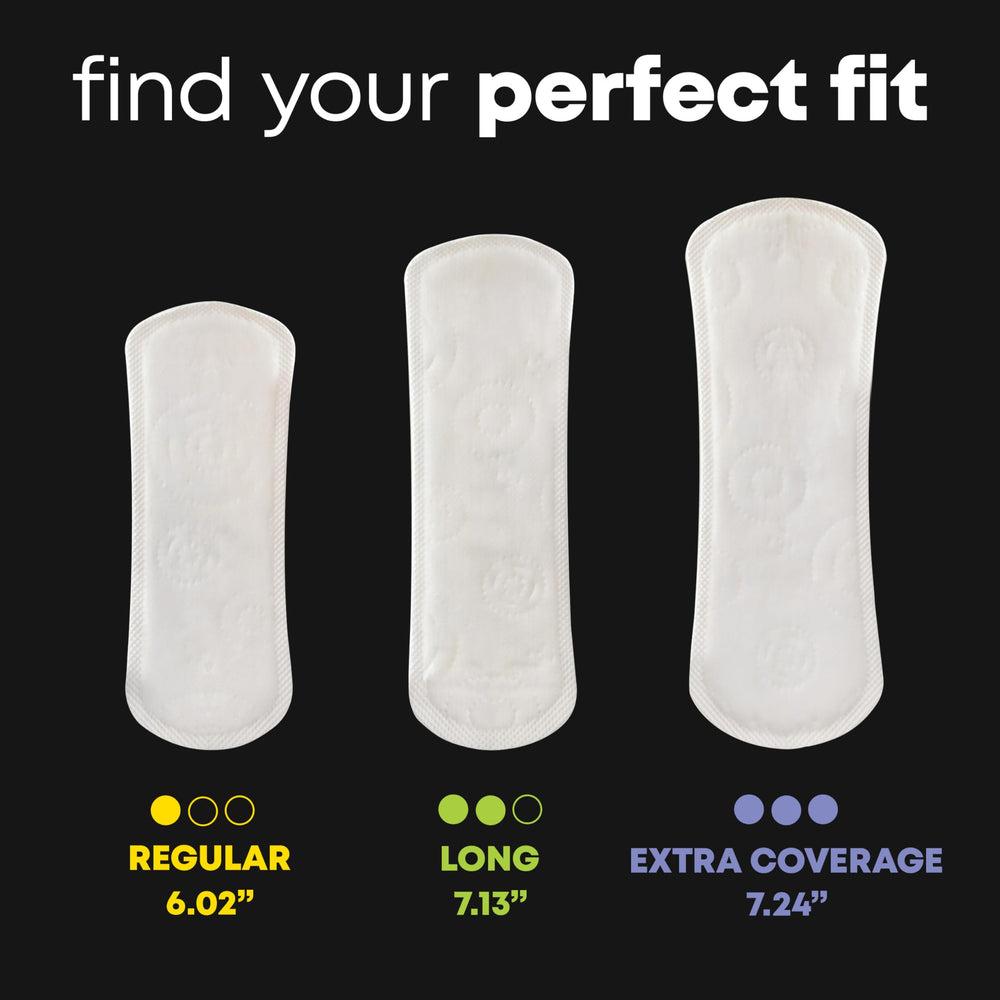 U by Kotex Clean & Secure pantiliner breathable soft touch cover for all-day comfort.