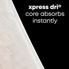 U by Kotex Clean & Secure pantiliner fragrance-free design for sensitive skin.