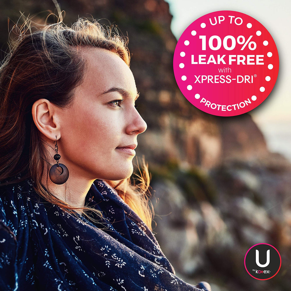 Colors and patterns on U by Kotex CleanWear wrappers for fashion-inspired practicality
