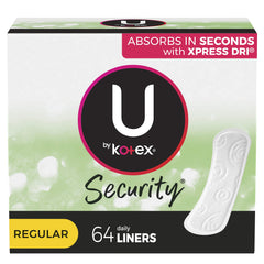 U by Kotex Lightdays regular panty liner with cotton-flex for everyday comfort