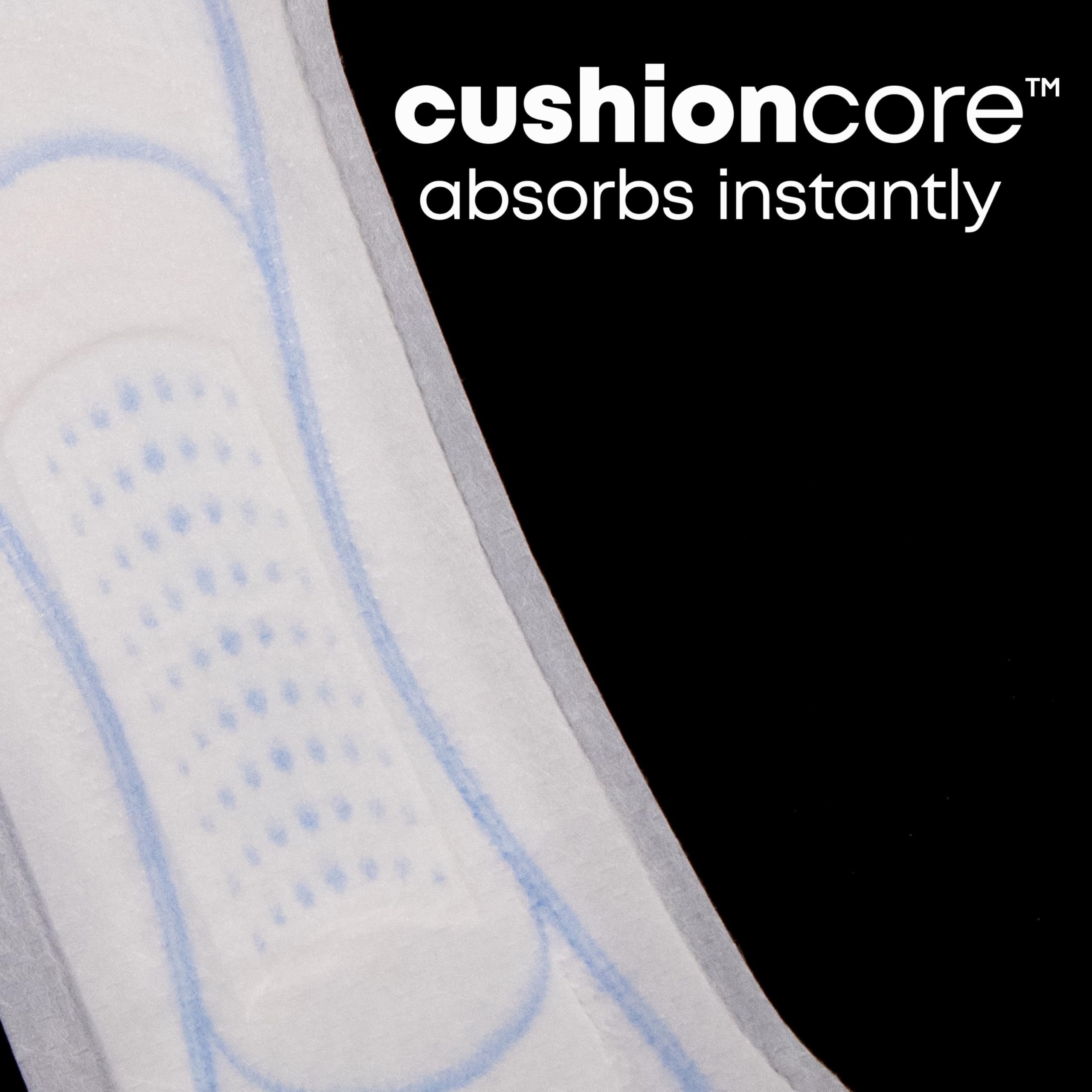Individually wrapped U by Kotex Ultra Thin Pads for discreet on-the-go use.