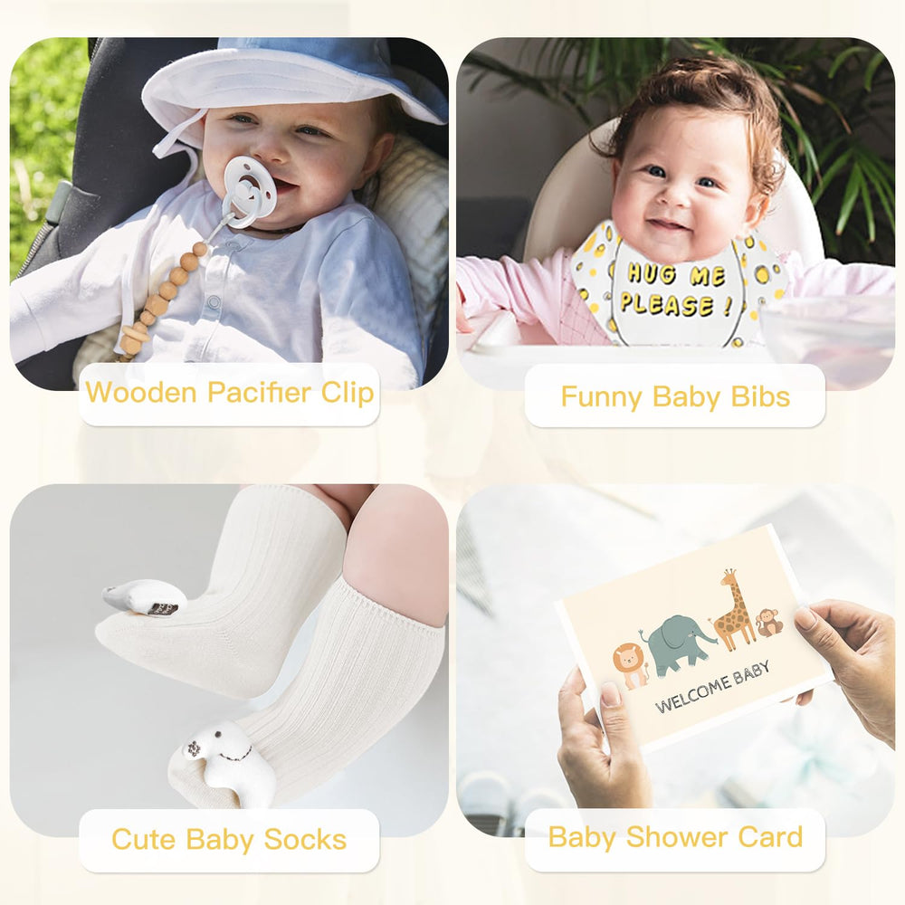 UAREHIBY baby socks close-up with comfy cuffs for growing feet